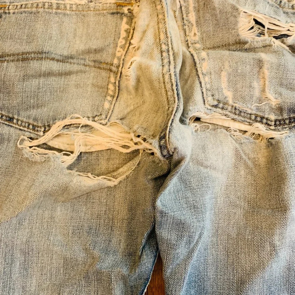 Vintage Distressed Armani Exchange Bootcut Jeans 29 X 30 - Picture 10 of 12